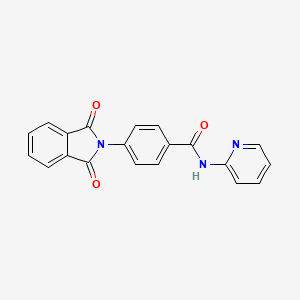 4-(1,3-dioxoisoindolin-2-yl)-N-(pyridin-2-yl)benzamide