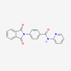 molecular formula C20H13N3O3 B3009711 4-(1,3-dioxoisoindolin-2-yl)-N-(pyridin-2-yl)benzamide CAS No. 674803-44-2