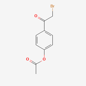 molecular formula C10H9BrO3 B3009712 4-(2-Bromoacetyl)phenyl acetate CAS No. 41104-10-3