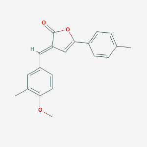 molecular formula C20H18O3 B300972 3-(4-methoxy-3-methylbenzylidene)-5-(4-methylphenyl)-2(3H)-furanone 