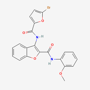 3-(5-bromofuran-2-carboxamido)-N-(2-methoxyphenyl)benzofuran-2-carboxamide