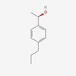 molecular formula C11H16O B3009730 (1R)-1-(4-丙基苯基)乙醇 CAS No. 105364-41-8
