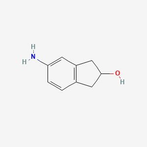 molecular formula C9H11NO B3009731 5-amino-2,3-dihydro-1H-inden-2-ol CAS No. 913296-95-4