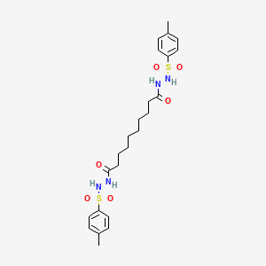 molecular formula C24H34N4O6S2 B3009733 1,10-Bis[2-[(4-methylphenyl)sulfonyl]hydrazide]-decanedioic acid CAS No. 1381762-91-9