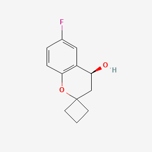 (S)-6-Fluorospiro[chromane-2,1'-cyclobutan]-4-ol