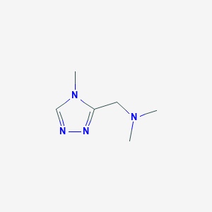 N,N-dimethyl-1-(4-methyl-1,2,4-triazol-3-yl)methanamine