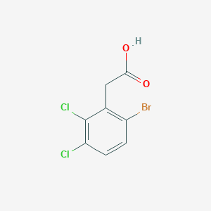 molecular formula C8H5BrCl2O2 B3009801 2-(6-Bromo-2,3-dichlorophenyl)acetic acid CAS No. 887583-08-6