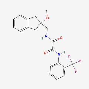 N1-((2-methoxy-2,3-dihydro-1H-inden-2-yl)methyl)-N2-(2-(trifluoromethyl)phenyl)oxalamide