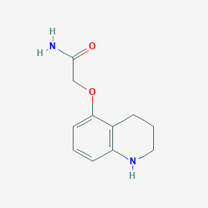 2-(1,2,3,4-Tetrahydroquinolin-5-yloxy)acetamide