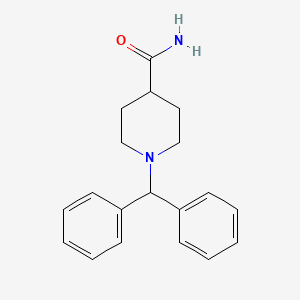 1-Diphenylmethylpiperidine-4-carboxamide