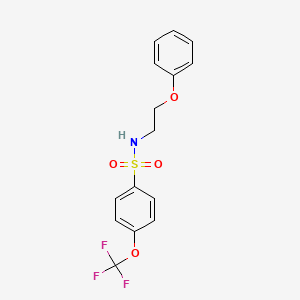 N-(2-phenoxyethyl)-4-(trifluoromethoxy)benzenesulfonamide