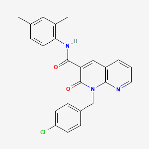 1-(4-chlorobenzyl)-N-(2,4-dimethylphenyl)-2-oxo-1,2-dihydro-1,8-naphthyridine-3-carboxamide