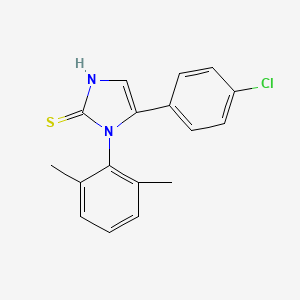 5-(4-chlorophenyl)-1-(2,6-dimethylphenyl)-1H-imidazole-2-thiol