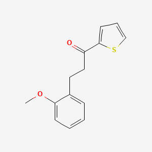 molecular formula C14H14O2S B3009890 3-(2-Methoxyphenyl)-1-(2-thienyl)-1-propanone CAS No. 685108-47-8