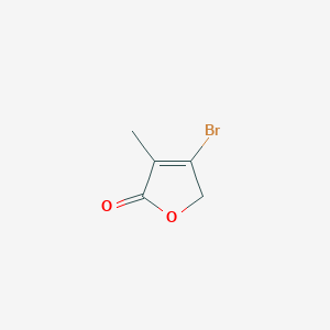 molecular formula C5H5BrO2 B3009903 4-Bromo-3-methyl-2,5-dihydrofuran-2-one CAS No. 121900-52-5