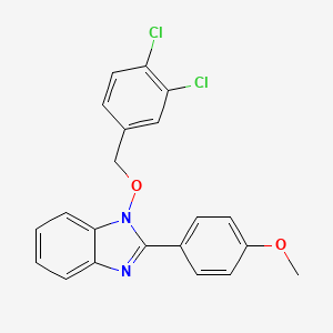 1-[(3,4-dichlorobenzyl)oxy]-2-(4-methoxyphenyl)-1H-1,3-benzimidazole