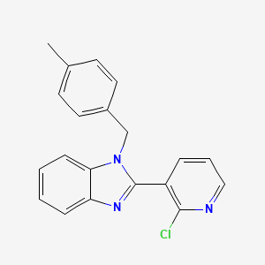 2-(2-chloro-3-pyridinyl)-1-(4-methylbenzyl)-1H-1,3-benzimidazole