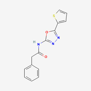 2-phenyl-N-(5-(thiophen-2-yl)-1,3,4-oxadiazol-2-yl)acetamide