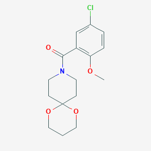 (5-Chloro-2-methoxyphenyl)(1,5-dioxa-9-azaspiro[5.5]undecan-9-yl)methanone