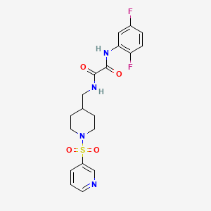 N1-(2,5-difluorophenyl)-N2-((1-(pyridin-3-ylsulfonyl)piperidin-4-yl)methyl)oxalamide