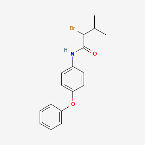 2-bromo-3-methyl-N-(4-phenoxyphenyl)butanamide