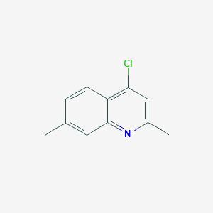 molecular formula C11H10ClN B3009982 4-Chloro-2,7-dimethylquinoline CAS No. 74949-20-5