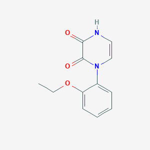 molecular formula C12H12N2O3 B3009993 1-(2-Ethoxyphenyl)-1,4-dihydropyrazine-2,3-dione CAS No. 900012-17-1