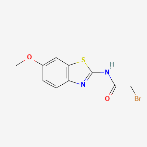 2-bromo-N-(6-methoxy-1,3-benzothiazol-2-yl)acetamide