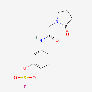 1-[2-(3-Fluorosulfonyloxyanilino)-2-oxoethyl]-2-oxopyrrolidine