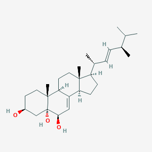 molecular formula C28H46O3 B030100 脑固醇 CAS No. 516-37-0