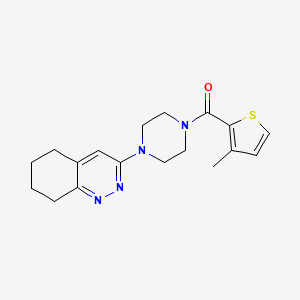 (3-Methylthiophen-2-yl)(4-(5,6,7,8-tetrahydrocinnolin-3-yl)piperazin-1-yl)methanone
