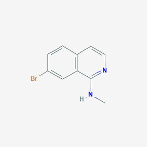 molecular formula C10H9BrN2 B3010006 7-Bromo-N-methylisoquinolin-1-amine CAS No. 1546685-57-7