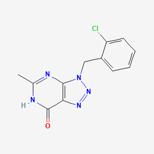 3-(2-Chloro-benzyl)-5-methyl-3H-[1,2,3]triazolo[4,5-d]pyrimidin-7-ol