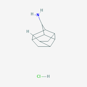 Pentacyclo[6.3.0.0^{2,6}.0^{3,10}.0^{5,9}]undecan-4-amine hydrochloride