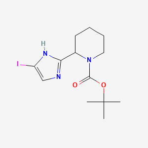 Tert-butyl 2-(5-iodo-1H-imidazol-2-yl)piperidine-1-carboxylate