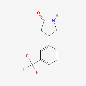 4-[3-(Trifluoromethyl)phenyl]pyrrolidin-2-one