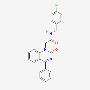 N-(4-chlorobenzyl)-2-(2-oxo-4-phenylquinazolin-1(2H)-yl)acetamide