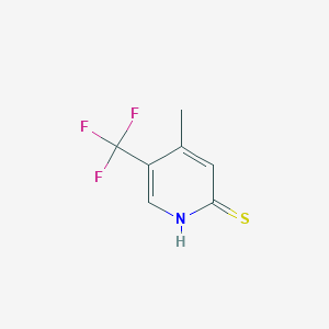 4-Methyl-5-(trifluoromethyl)-1H-pyridine-2-thione