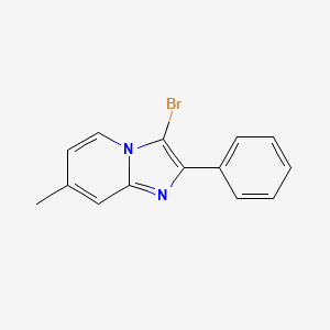 3-Bromo-7-methyl-2-phenylimidazo[1,2-a]pyridine