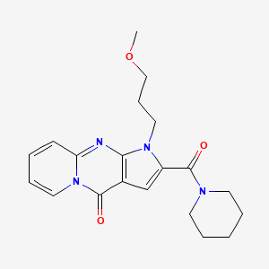 1-(3-methoxypropyl)-2-(piperidine-1-carbonyl)pyrido[1,2-a]pyrrolo[2,3-d]pyrimidin-4(1H)-one