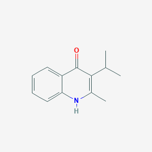 molecular formula C13H15NO B3010090 3-Isopropyl-2-methylquinolin-4-ol CAS No. 1260220-63-0