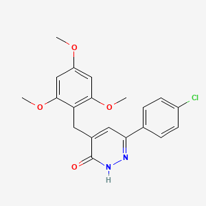 6-(4-chlorophenyl)-4-(2,4,6-trimethoxybenzyl)pyridazin-3(2H)-one