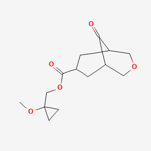 (1-Methoxycyclopropyl)methyl 9-oxo-3-oxabicyclo[3.3.1]nonane-7-carboxylate