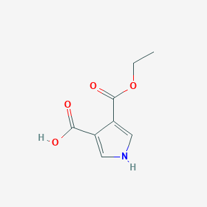 1H-Pyrrole-3,4-dicarboxylic acid, 3-ethyl ester
