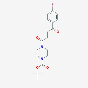 Tert-butyl 4-[4-(4-fluorophenyl)-4-oxobutanoyl]piperazine-1-carboxylate