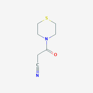 3-Oxo-3-(thiomorpholin-4-yl)propanenitrile