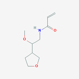 N-[2-Methoxy-2-(oxolan-3-yl)ethyl]prop-2-enamide