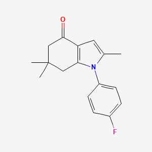 1-(4-Fluorophenyl)-2,6,6-trimethyl-5,7-dihydroindol-4-one