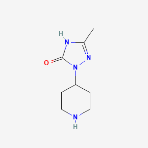 3-Methyl-1-(piperidin-4-yl)-1H-1,2,4-triazol-5-ol
