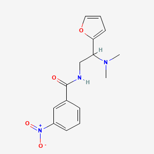 N-(2-(dimethylamino)-2-(furan-2-yl)ethyl)-3-nitrobenzamide